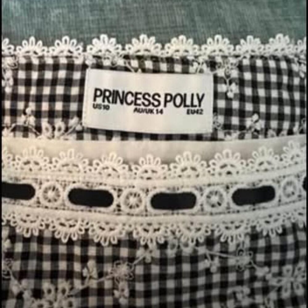 Princess-polly Women's Black and White Skirt